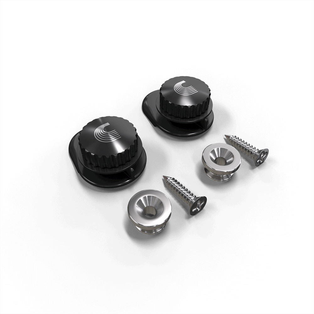 D'Addario PW-SLS-02 Universal Strap Lock System in nickel