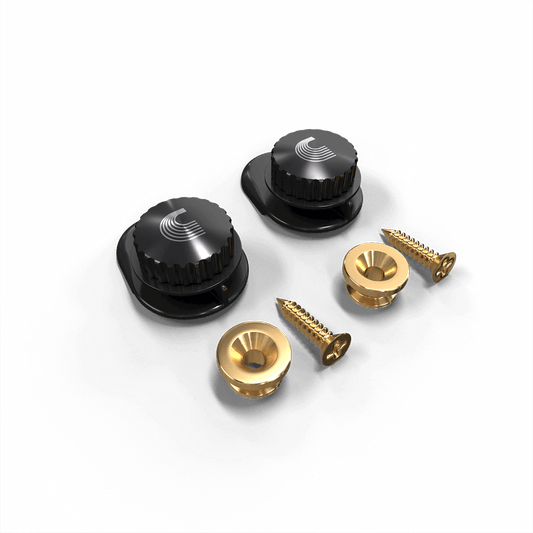 D'Addario PW-SLS-03 Universal Strap Lock System in gold
