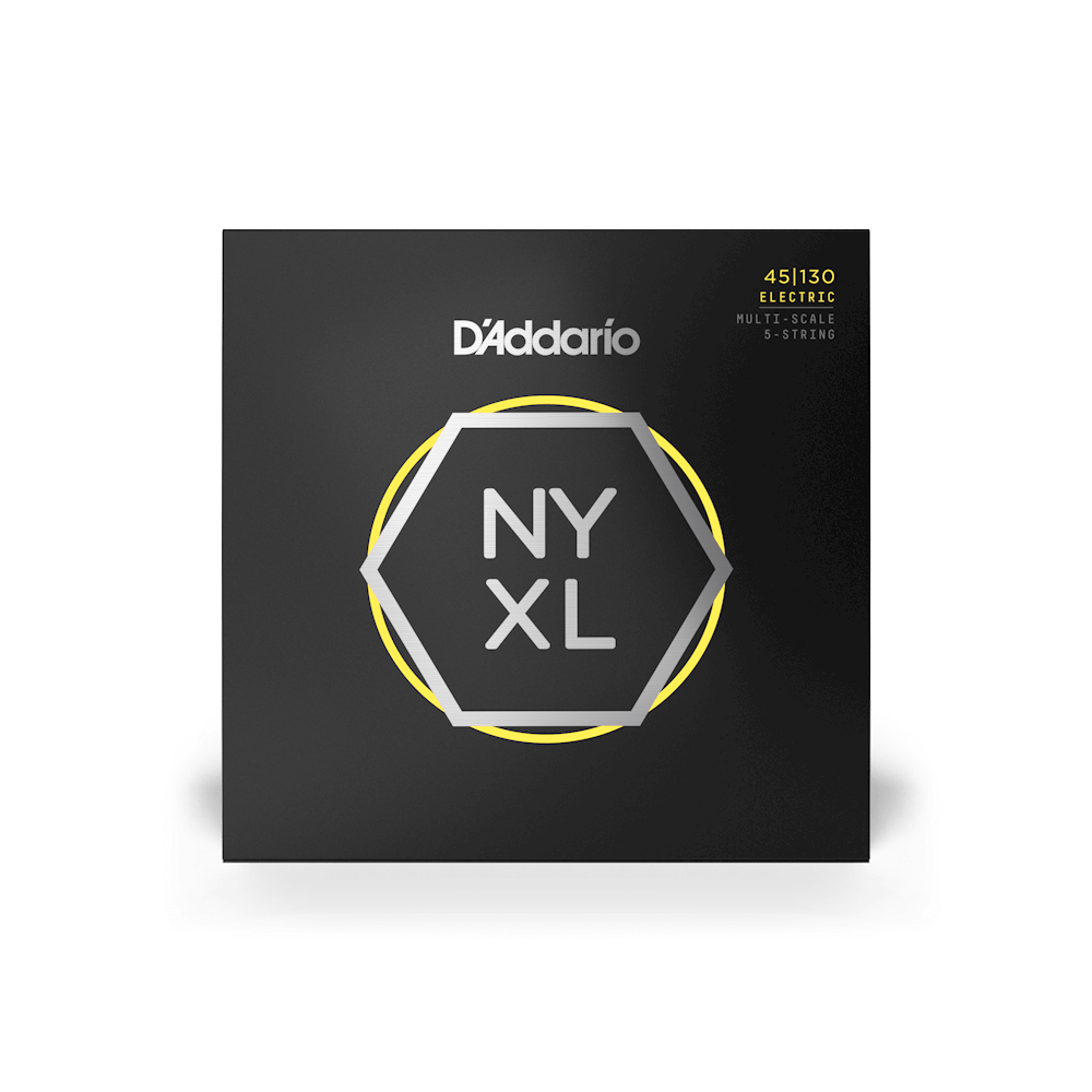 D'Addario NYXL Bass Multiscale 5, 45-130 Regular Light